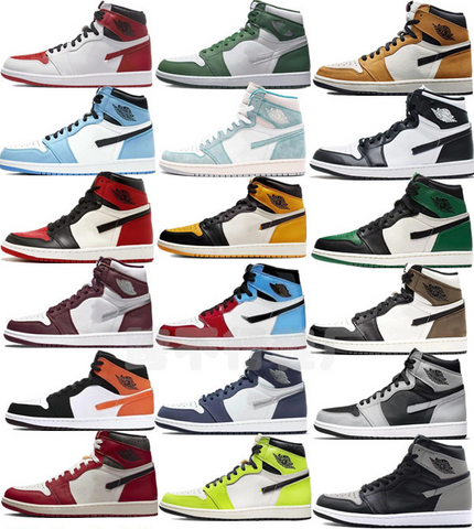 The shoe factory directly supplies AJ1 high top men's and women's basketball shoes