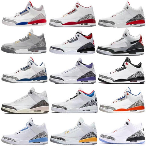 The shoe factory directly supplies AJ3 fashionable Flame Bird basketball shoes